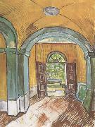 Vincent Van Gogh The Entrance Hall of Saint-Paul Hospital (nn04) USA oil painting reproduction